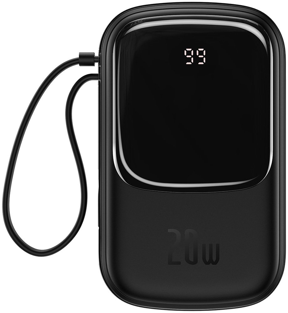 

Внешний аккумулятор Baseus Qpow Digital Display 20000mAh (черный)