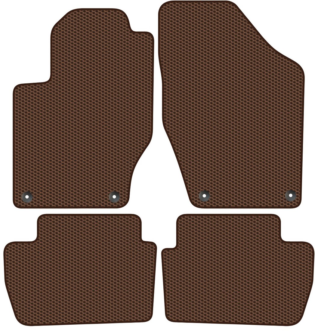 

Комплект ковриков для авто Alicosta Peugeot 308 II (хэтчбек 5 дв / T9) 2014 - 2018 (коричневый, сота)