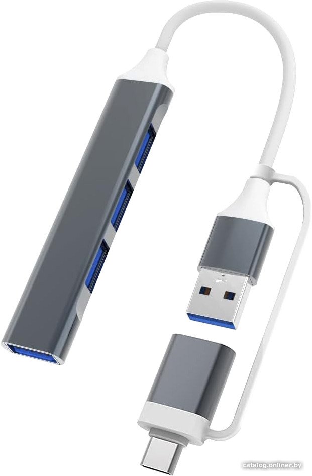 USB-хаб USBTOP USB Type-A/USB Type-C - 4xUSB Type-A 556710