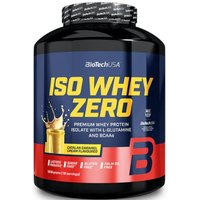 Протеин сывороточный (изолят) BioTech USA Iso Whey Zero (карамельный крем, 1816г)