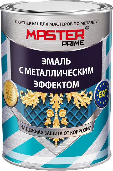 

Эмаль Farbitex Профи Master с металлическим эффектом 0.8 л (красный)