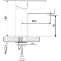 Смеситель Gappo G1039