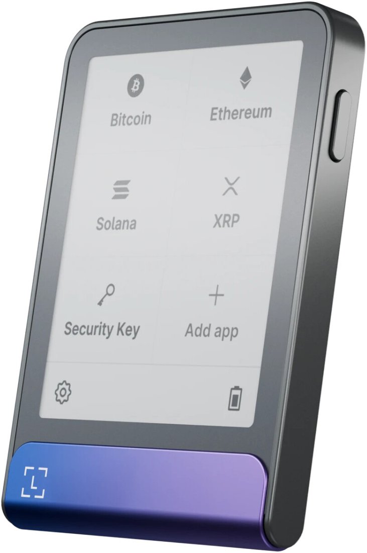 

Аппаратный криптокошелек Ledger Flex Neptune Blue