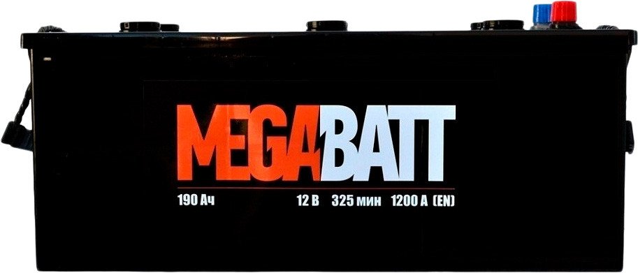 

Автомобильный аккумулятор Mega Batt 6CT-190NR (190 А·ч)