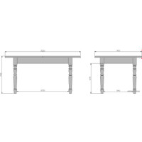 Кухонный стол Мебель-класс Аполлон-01 (орех)