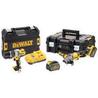  DeWalt DCK2055T2T (шуруповерт, болгарка, 2 АКБ, 2 кейса)
