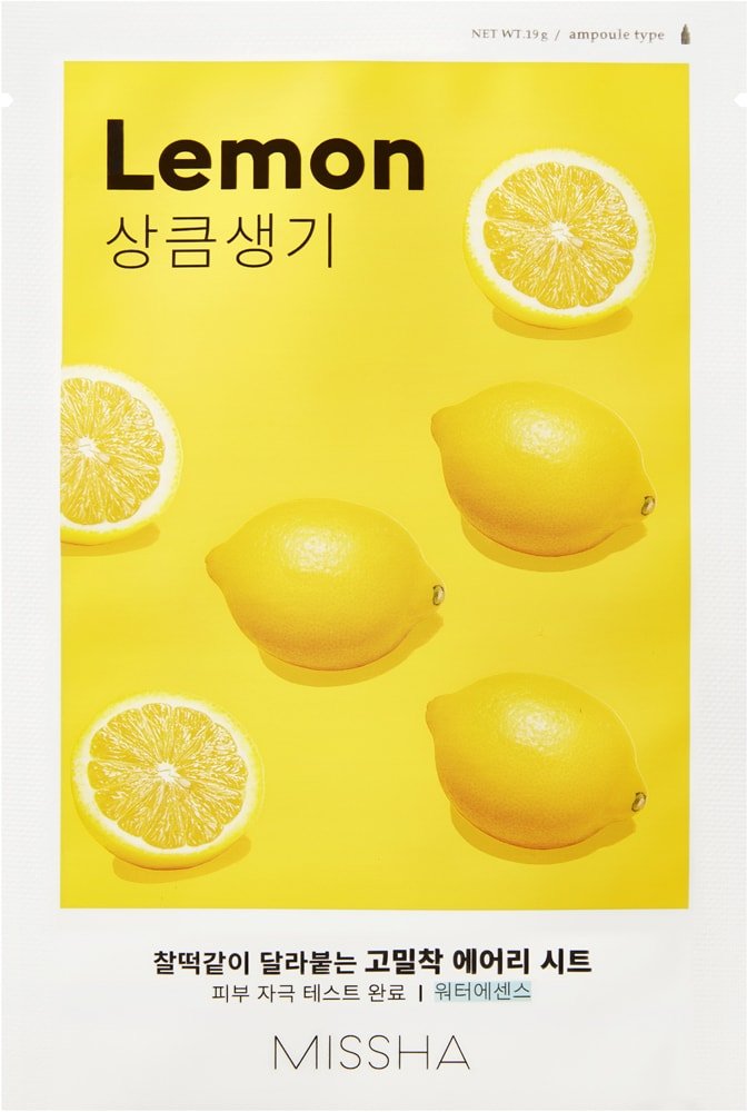 

Missha Маска для лица Airy Fit Sheet Mask Lemon 19 г