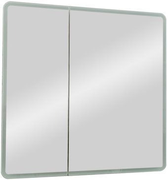 Континент Шкаф с зеркалом Emotion LED 80x80