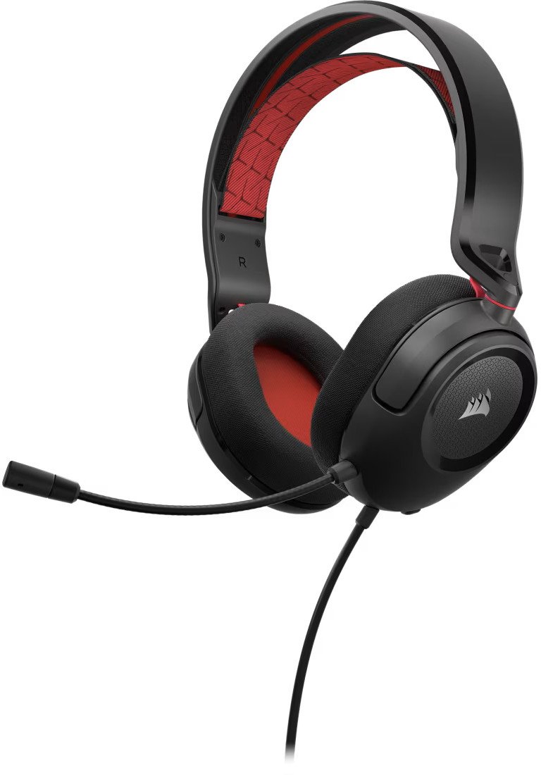 Наушники Corsair HS35 v2 (черный/красный)