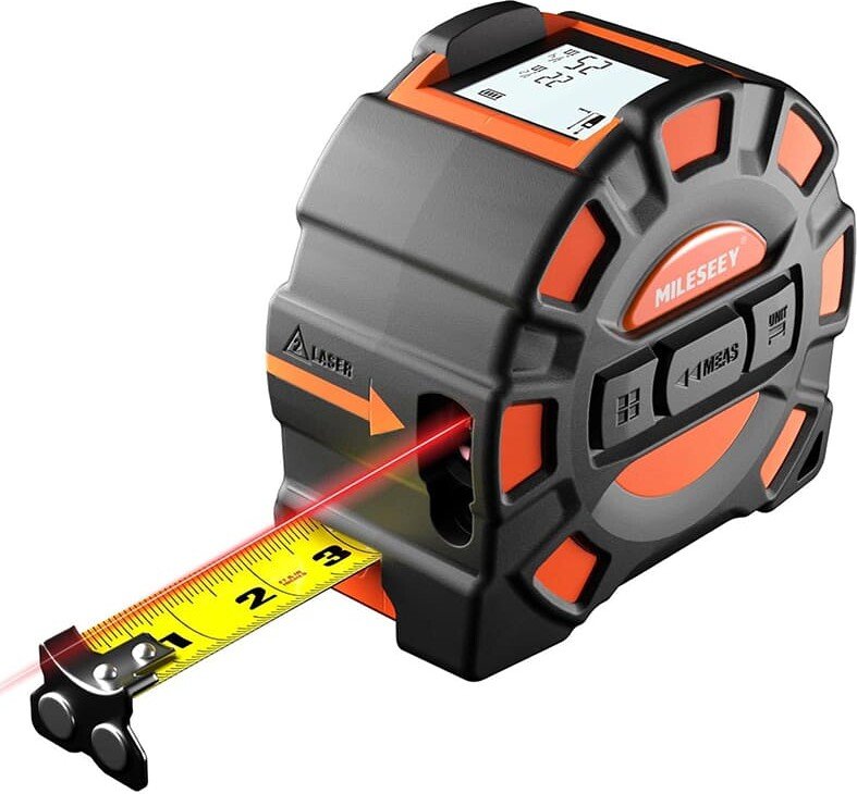 

Лазерный дальномер Mileseey Laser Tape Measure 2-в-1 DT11