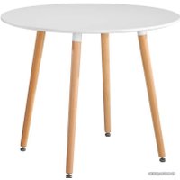 Кухонный стол Mio Tesoro ST-025 100x74 (белый/дерево)