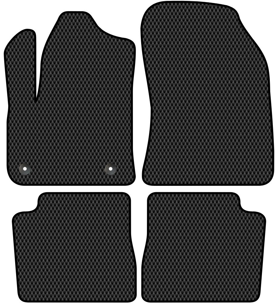 

Комплект ковриков для авто Alicosta Peugeot e-2008 II (suv / SUV) 2020 - Н.В. (черный, ромб)