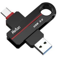 USB Flash Netac US18 USB 3.2+TypeC 128GB NT03US18C-128G-32BK
