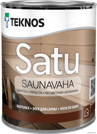 Пропитка Teknos Satu Saunavaha 0.9 л (бесцветный)