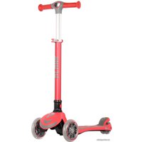 Трехколесный самокат Plank Cyber (красный)