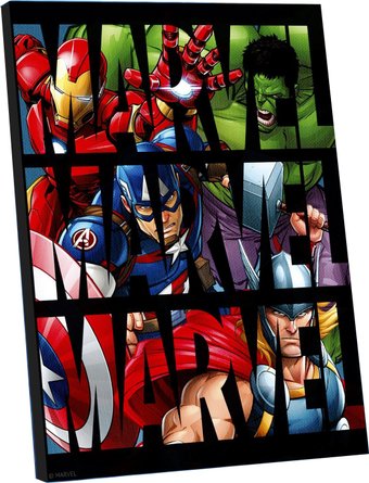 Картина по номерам Marvel Команда 9872166
