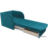 Кресло-кровать Мебель-АРС Малютка (бархат, сине-зеленый Star Velvet 43 Black Green)