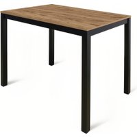 Кухонный стол Древпром М169 Симпл 2 ДП1-03-16 110x68 (дуб вотан/черный)