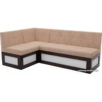 Угловой диван Мебель-АРС Нотис левый 207x82x132 (бежевый Luna 061)
