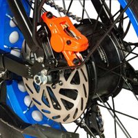 Электровелосипед Minako F10 Dual (синий)