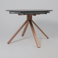 Кухонный стол AksHome Delon 110 (малави/медь)