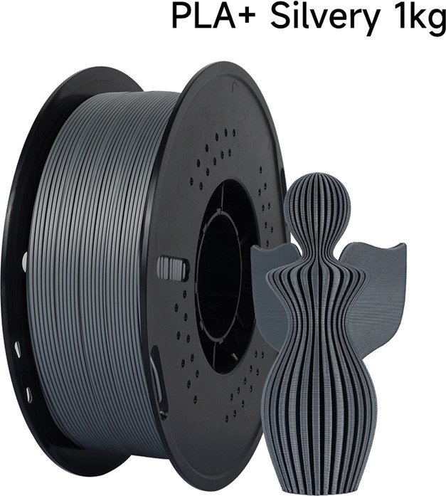 Филамент Kingroon PLA+ 1.75мм HC106 (1кг, Silver)