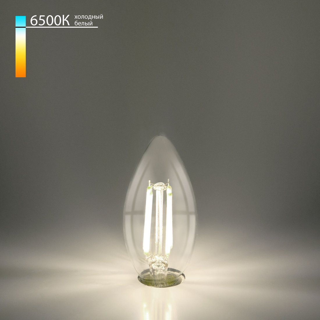 

Светодиодная лампочка Elektrostandard Свеча C35 9W 6500K E27 C35 прозрачный BLE2759
