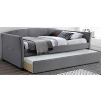 Кровать с выдвижным спальным местом Halmar Sanna 200x90 (серый)
