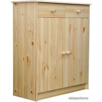 Комод Диприз Ром 2 двери 2 ящика Д 1349.2 (бесцветный лак)