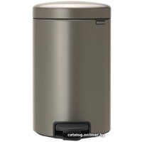 Мусорное ведро Brabantia Pedal Bin NewIcon 12 л (платиновый)