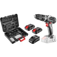 Ударная дрель-шуруповерт GRAPHITE 58G020-SET2 (с 2-мя АКБ, кейс)