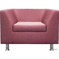 Интерьерное кресло Brioli Дедрик (рогожка, J10 сиреневый)