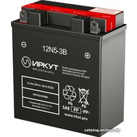 Мотоциклетный аккумулятор Иркут 12N5-3B (5 А·ч)