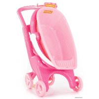 Коляска для кукол Полесье Pink Line 3х1 42842