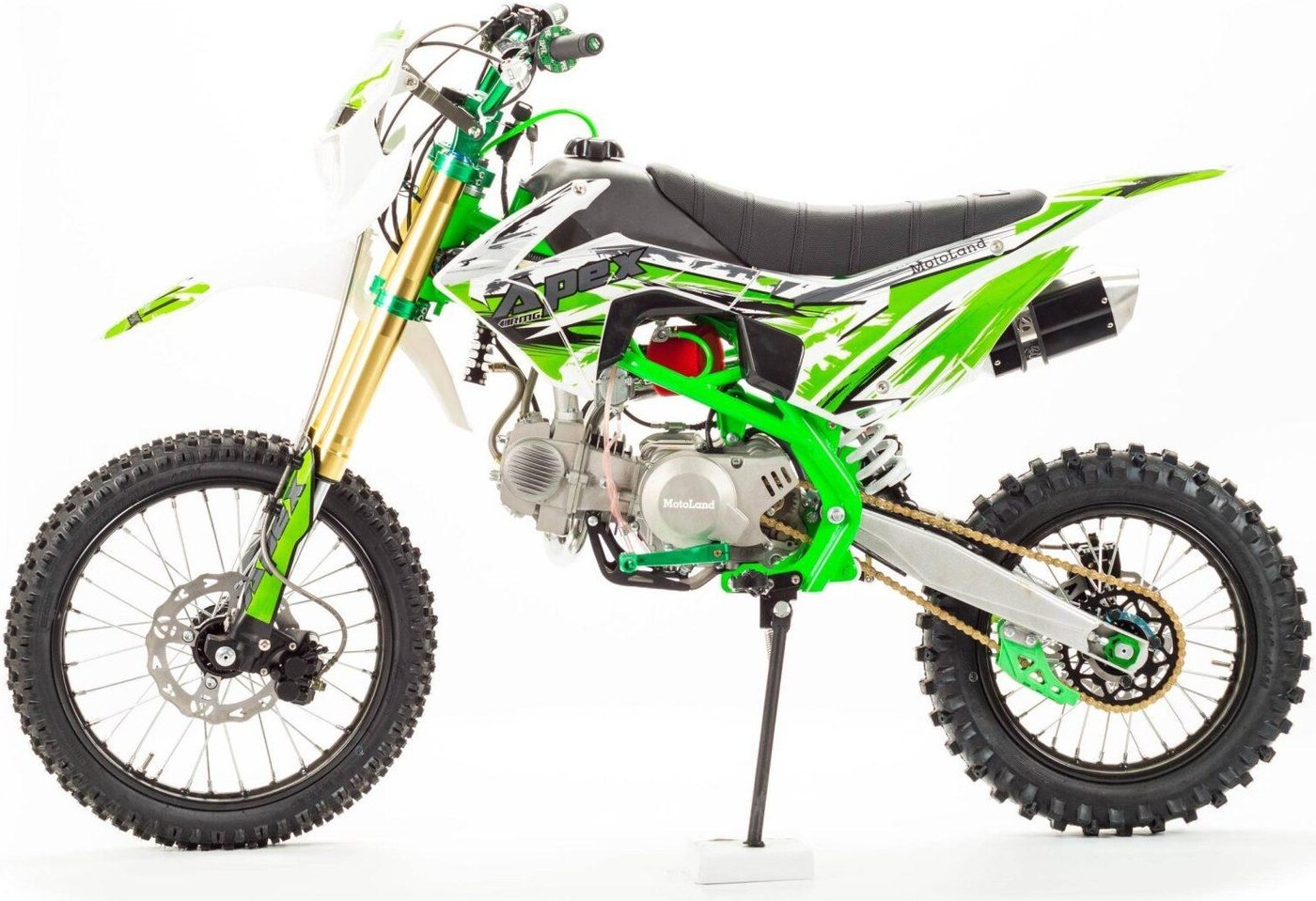 Мотоцикл Motoland APEX125 E (зеленый)