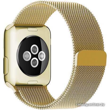 

Браслет Rumi Milanese loop металлический для Apple Watch 42/44/45mm (золотистый)