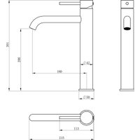 Смеситель Oliveeka 962002 (никель)