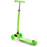 Двухколесный детский самокат Полесье Со складной ручкой 0072C 94391 (зеленый)