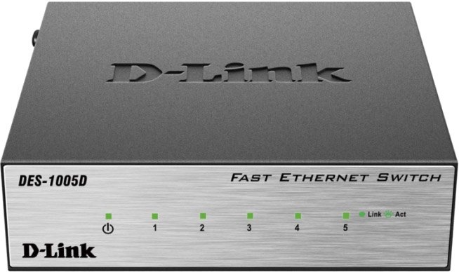 

Неуправляемый коммутатор D-Link DES-1005D/O2B