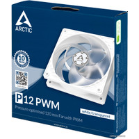 Вентилятор для корпуса Arctic P12 PWM ACFAN00131A (белый/прозрачный) в Барановичах