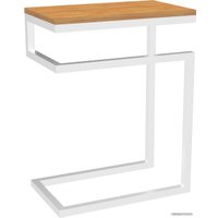 Приставной столик TMB Loft Хидсон Дуб 400x300 (ипсвичская сосна/белый)