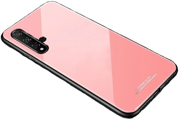 

Чехол для телефона Case Glassy для Huawei Nova 5T/Honor 20 (розовый)