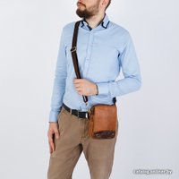 Сумка через плечо Poshete 253-1272-8-BRW (коричневый)