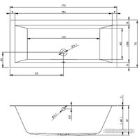Ванна Riho Lugo 170 B132001005