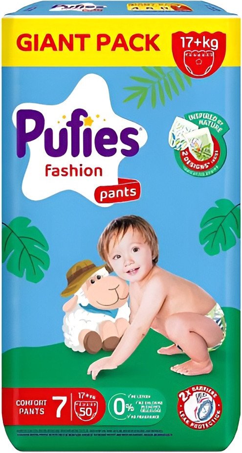 Трусики-подгузники Pufies Pants Fashion Extra Large Plus 17+кг (50 шт)