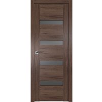 Межкомнатная дверь ProfilDoors 2.81XN R 60x200 (салинас темный, стекло графит)