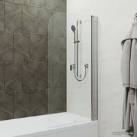 Стеклянная шторка для ванны Triton Cоло 75