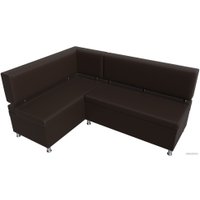 Угловой диван Лига диванов Стайл левый 114528L (экокожа коричневый)