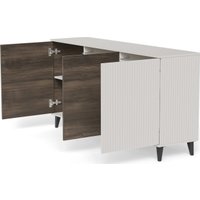 Комод Halmar Random 2 KM-1 (кашемир/орех/черный)