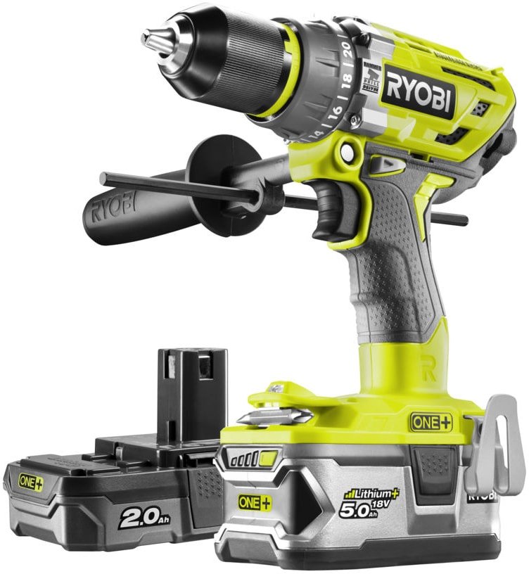 

Ударная дрель-шуруповерт Ryobi R18PD7-252S 5133004391 (с 2-мя АКБ, сумка)